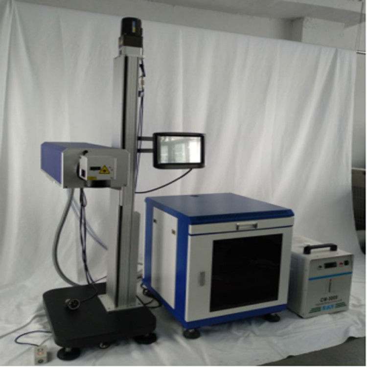 Flying Conveyor Uv Laser Marking Machine For Cable Wire 355nm Laser Beam