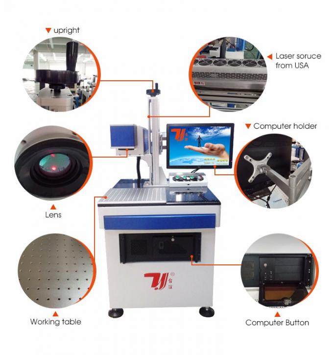 Plastic Bottle Automatic Laser Marking Machine / Co2 Laser Marker