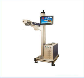 Flying Laser Plastic PVC Pipe Printing Machine With Touch Screen , High Speed