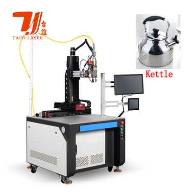 3000W 6000W Automatic Laser Welding Machine For Kettle Spout Teapot Body Teapot Base Welding