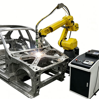 FANUC 6 Axis Robot Arm Automatic 3D Fiber Laser Cutting Machine for Stainless Steel Lampshade 3D Workpiece