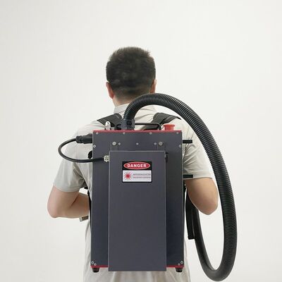 Backpack Type 100W Handheld Laser Cleaning Machine Fiber Laser Paint Removal Equipment