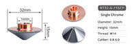 Copper Laser Cutting Accessories 0.8-2.7mm Caliber Laser Nozzles For Trunpf Laser Cutting Machine