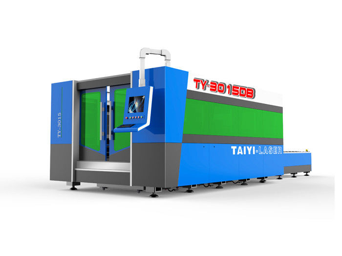 SS 3000W Fiber Laser Industrial Cutting Machine With Cutting Thickness