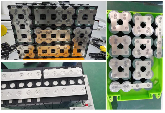Taiyi Laser Automatic Battery Tab Welder Laser Welding iron phosphate battery are tapped