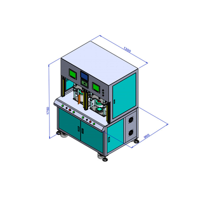 Double Station Stainless Steel Kettle Bottom Kettle Spout Automatic Fiber Laser Welding Machine with 1070nm Laser Beam