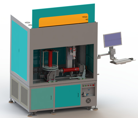 Custom High Tightness Bellows Automatic Fiber Laser Welding Machine With Closed Cabinet