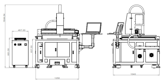 600*600mm Small Size Precision Fiber Laser Cutting Machine 1500W 2KW 3000W