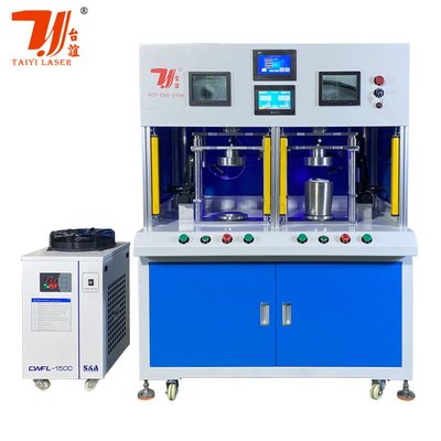 Double Station Stainless Steel Kettle Bottom Kettle Spout Automatic Fiber Laser Welding Machine