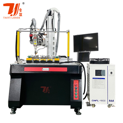 Customized 4 Axis 1500W Automatic Laser Welding Machine for Teapot Spout