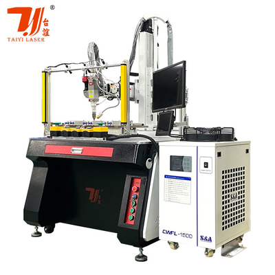 Customized 4 Axis 1500W Automatic Laser Welding Machine for Teapot Spout