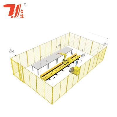 Large Enclosure Robotic Laser Welding Machine Workstation, 6000W for Shipbuilding