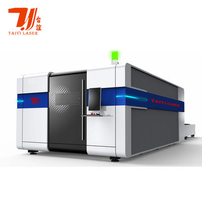 High-Speed Fiber Laser Cutting Machine With Exchange Table And Enclosed And