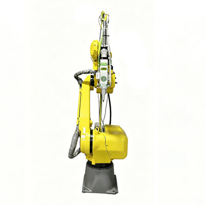 FANUC Robotic Arm Fiber Laser Cutter with Collaborative CRX Cobot Technology for Automatic 3D Metal Cutting in Small Workshops
