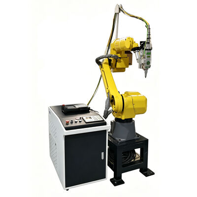 FANUC Robotic 3D Fiber Laser Cutter with 1500W-6000W Adjustable Power and Automatic Tool Changer for Complex Metal Parts Fabrication