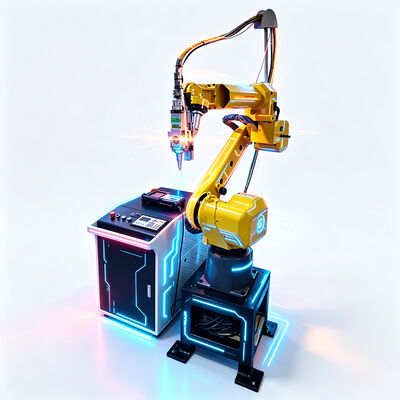 Industrial FANUC Robot Laser Cutting Machine 6-Axis Fiber Laser Cutter for Metal Sheet and Tube with ±0.01mm High Precision