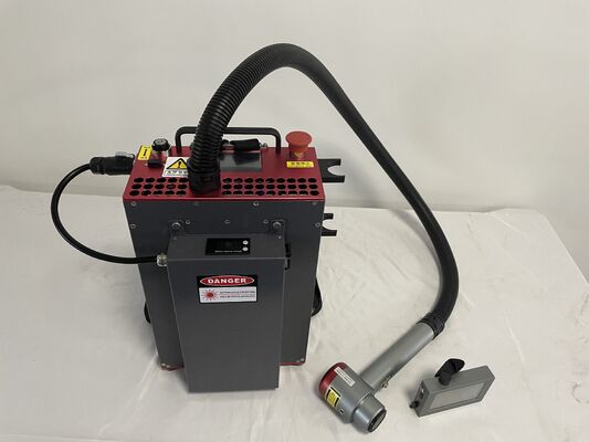 50W Portable Backpack Laser Cleaning Machine Pulse Fiber Laser Rust Remover for Precision Mold Cleaning