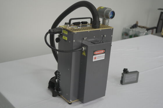 300W Backpack Pulse Laser Cleaning Machine Handheld Rust Paint Remover with Battery Option