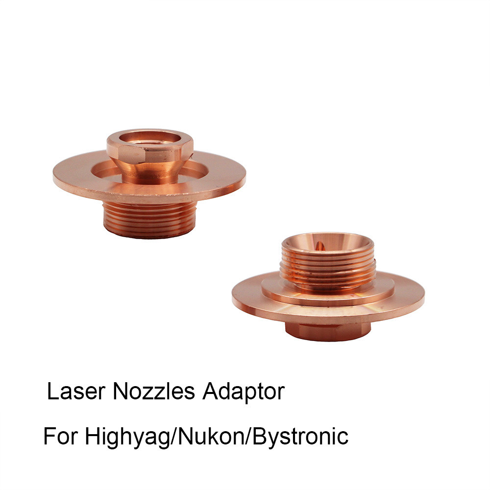 Sheet Metals Cutting Copper Laser Nozzle For Bystronic CNC Laser Cutter