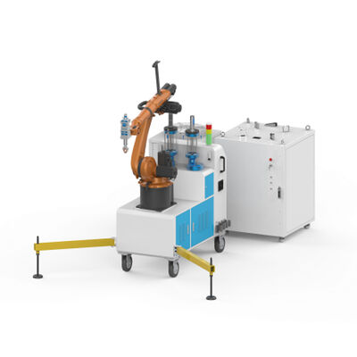 Mobile Robot Laser Cladding Machine for Integrated Part Processing