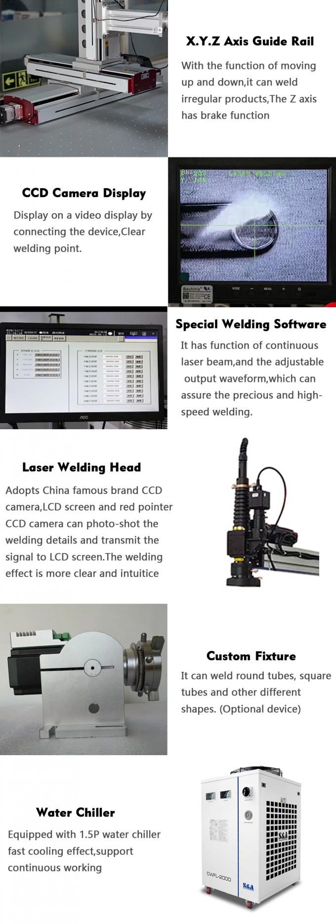 Canton Fair Promotion AC380V 4 Axis YAG Fiber Laser Welding Machine For ...