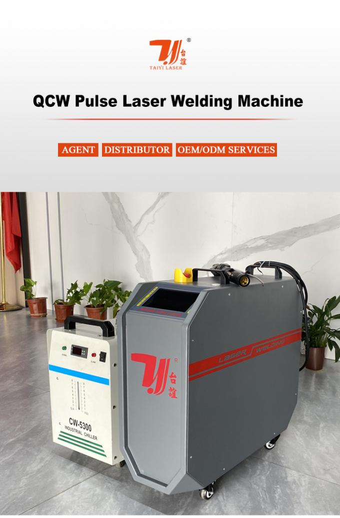 QCW Pulse Type 800W Portable Handheld Laser Welding Machine with High ...