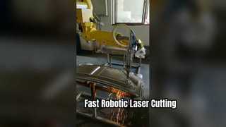 CNC Robotic Laser Cutting Machine for Automotive Roof Panels – High-Speed Trimming & Hole Piercing S