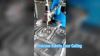 CNC Robotic Laser Cutting Machine for Aluminum Die Casting – 6-Axis Precision Trimming & Deburring S